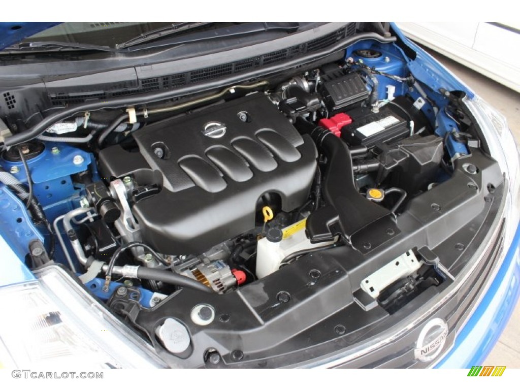 2011 Versa 1.8 S Hatchback - Metallic Blue / Charcoal photo #34
