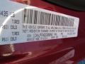 PRP: Deep Cherry Red Crystal Pearl 2014 Jeep Patriot Latitude Color Code