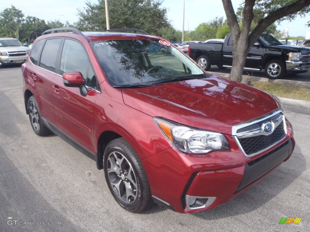 2014 Forester 2.0XT Touring - Venetian Red Pearl / Black photo #1