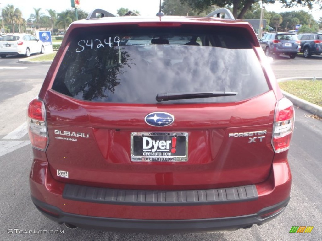 2014 Forester 2.0XT Touring - Venetian Red Pearl / Black photo #4