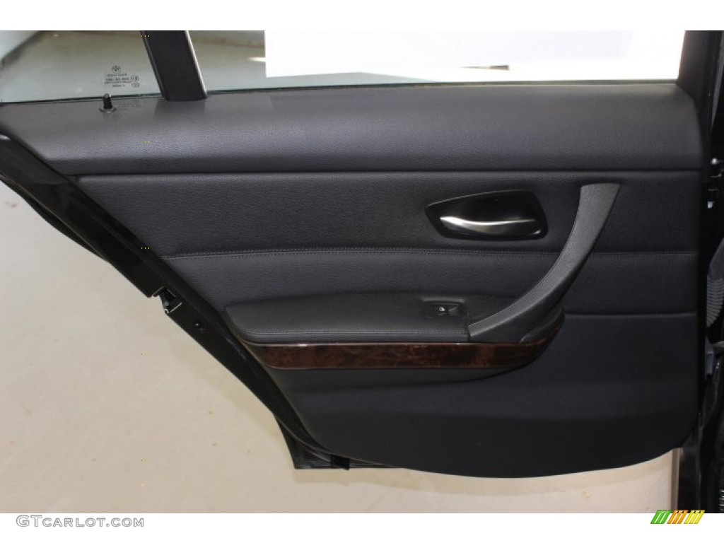 2009 3 Series 335i Sedan - Black Sapphire Metallic / Black photo #26