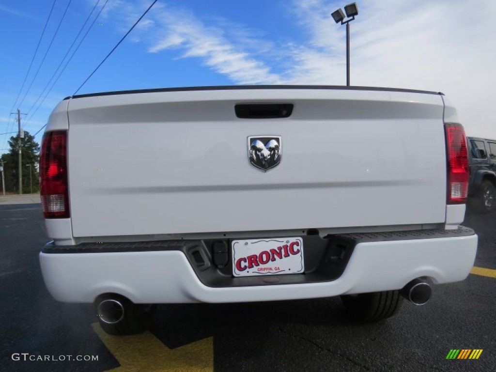 2014 1500 Express Quad Cab - Bright White / Black/Diesel Gray photo #6