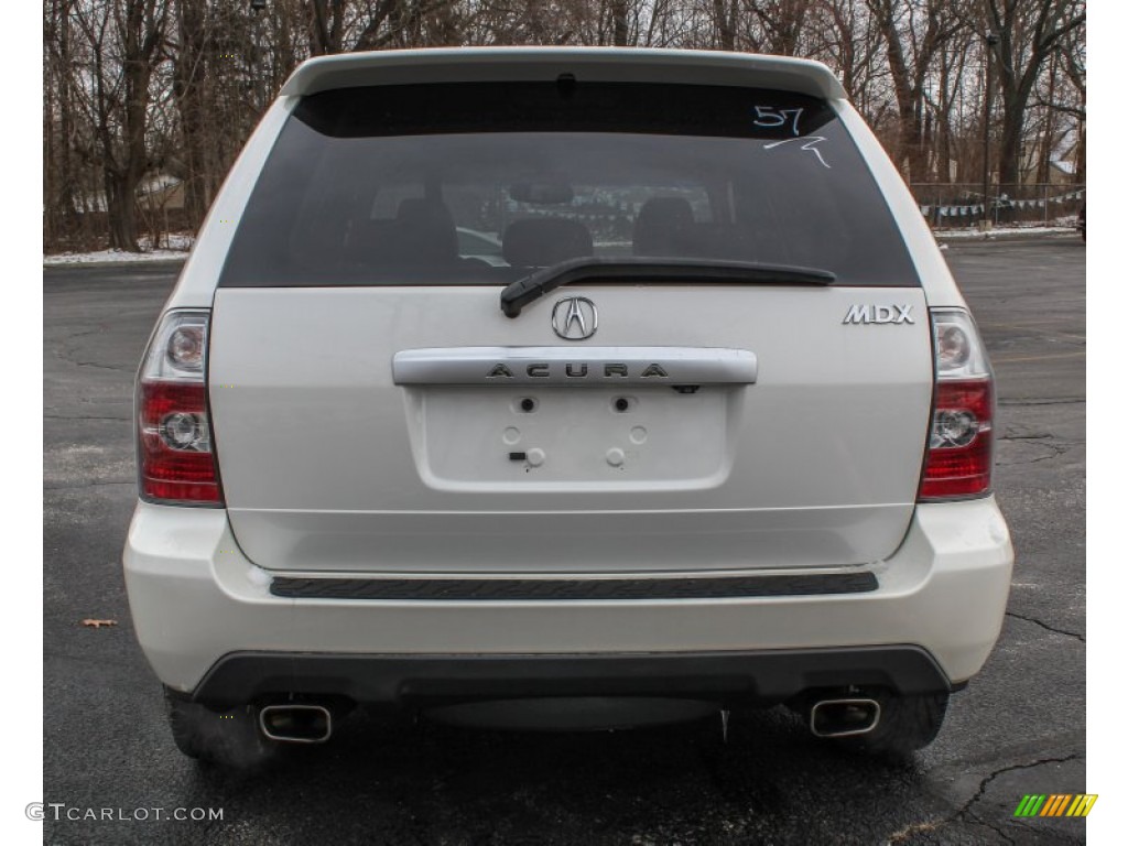 2005 MDX  - Aspen White Pearl / Saddle photo #5