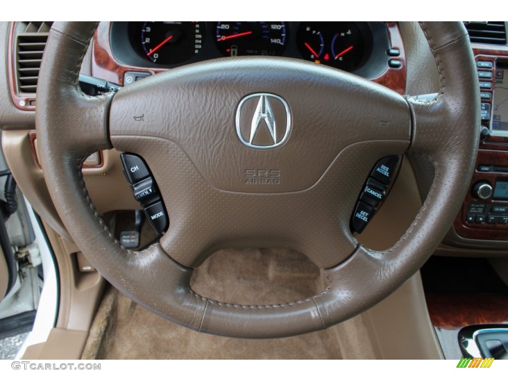 2005 MDX  - Aspen White Pearl / Saddle photo #15