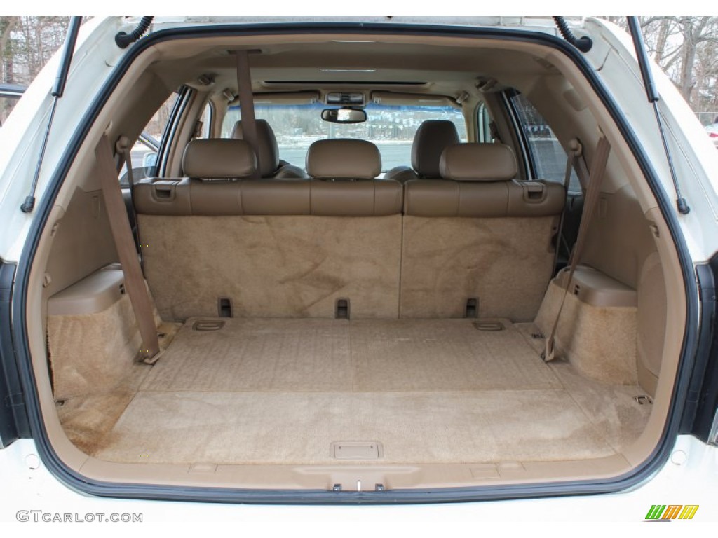 2005 MDX  - Aspen White Pearl / Saddle photo #18
