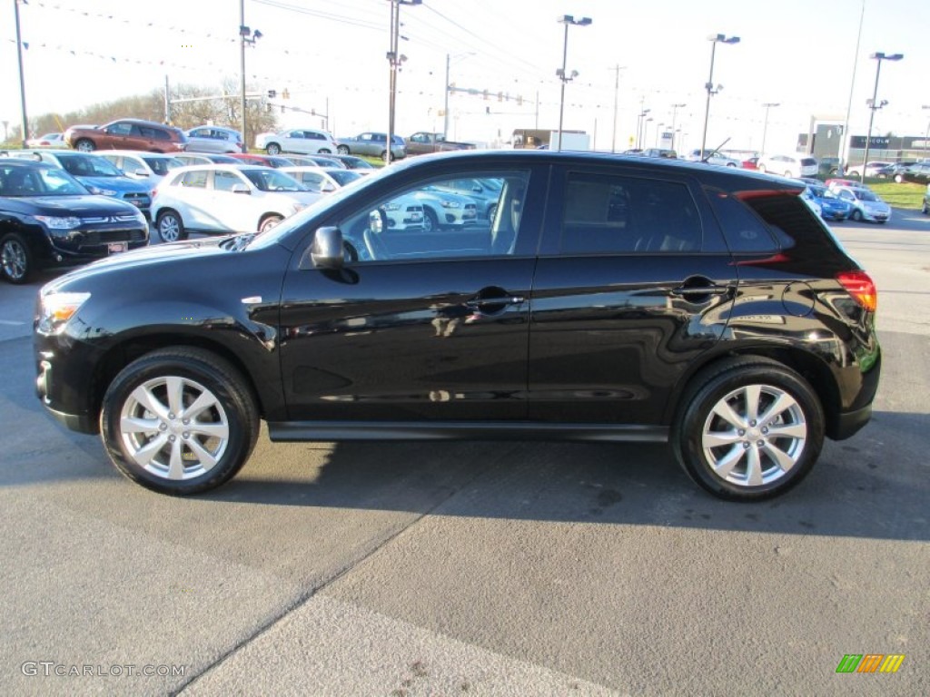 Labrador Black Pearl 2014 Mitsubishi Outlander Sport ES Exterior Photo #89168944