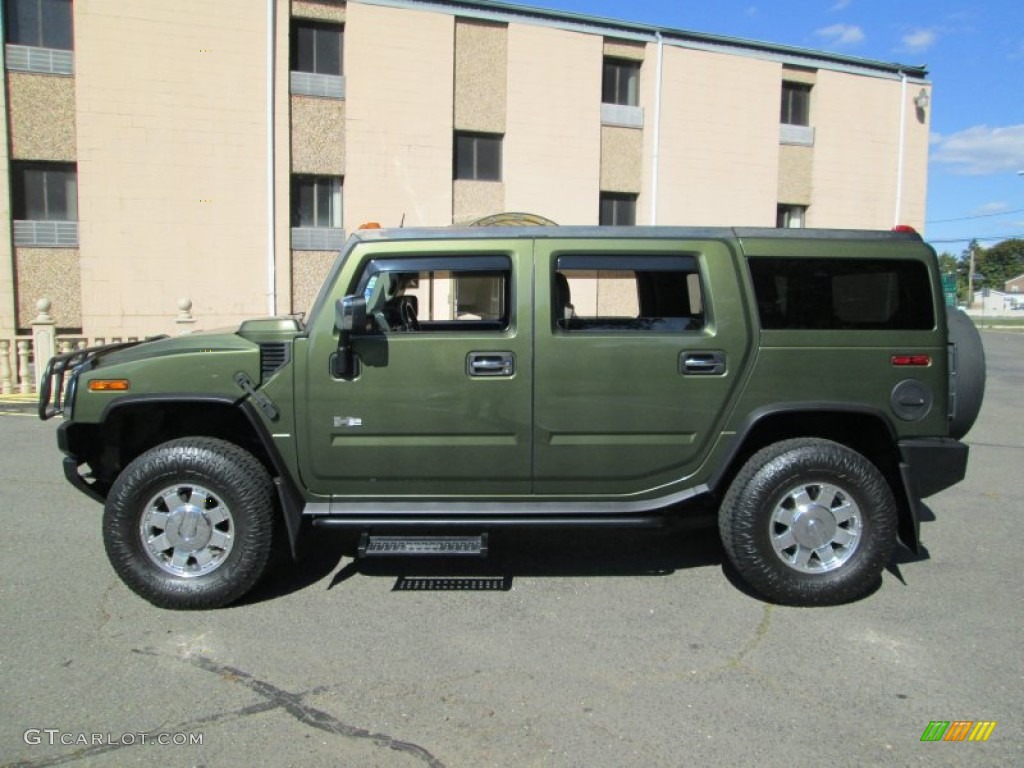 2003 H2 SUV - Sage Green Metallic / Wheat photo #1