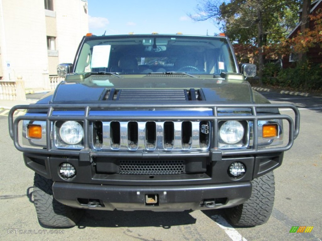 2003 H2 SUV - Sage Green Metallic / Wheat photo #12