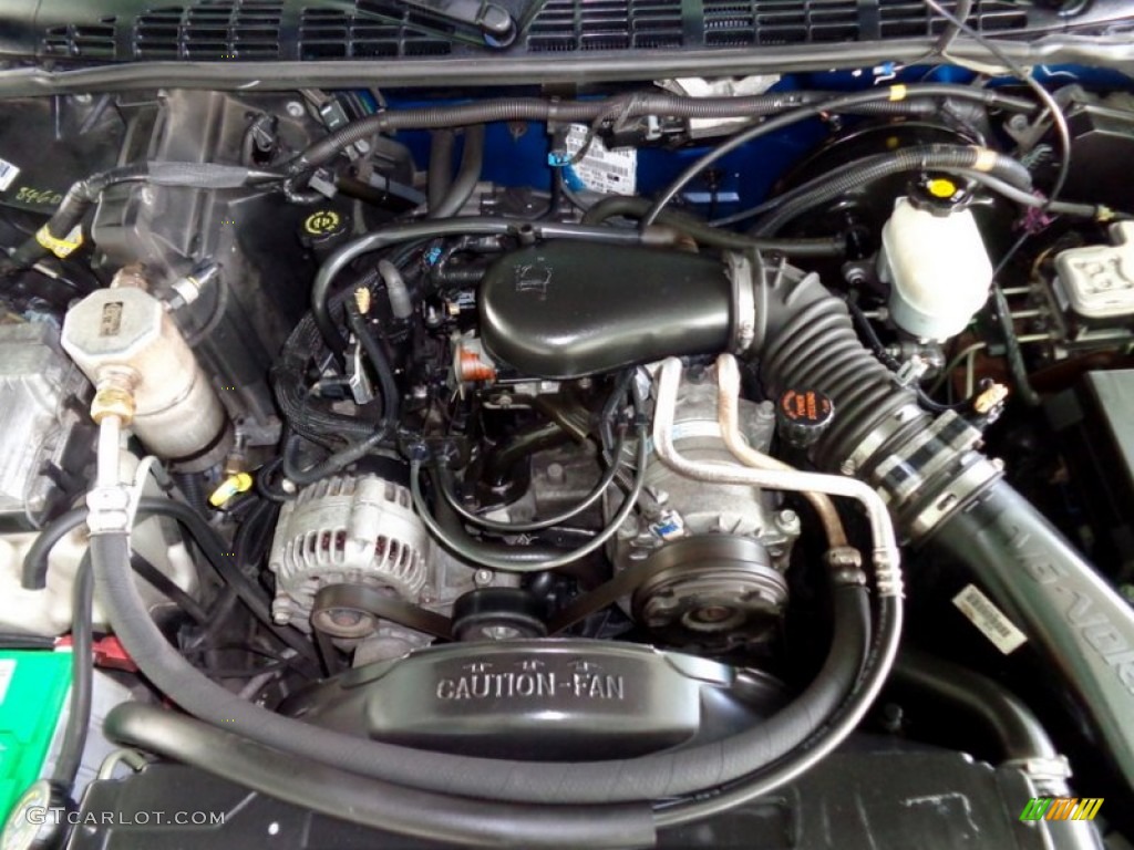 2002 Chevrolet Blazer LS ZR2 4x4 Engine Photos