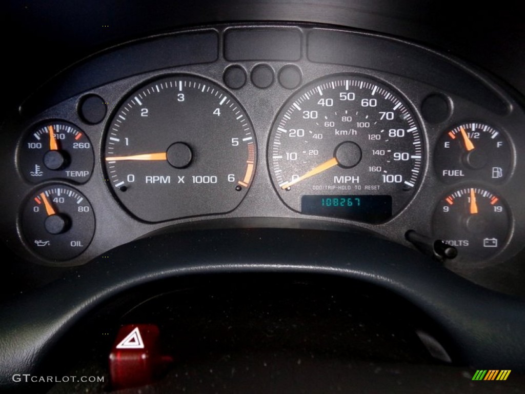 2002 Chevrolet Blazer LS ZR2 4x4 Gauges Photos