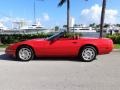 Bright Red 1992 Chevrolet Corvette Convertible Exterior