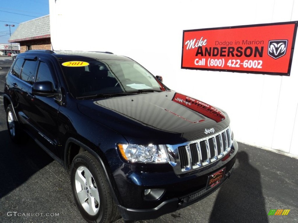 2011 Grand Cherokee Laredo X Package 4x4 - Blackberry Pearl / Black photo #1