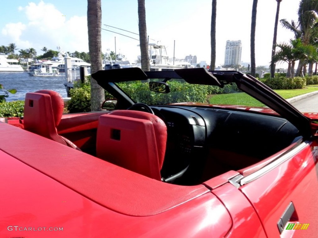 1992 Corvette Convertible - Bright Red / Red photo #20