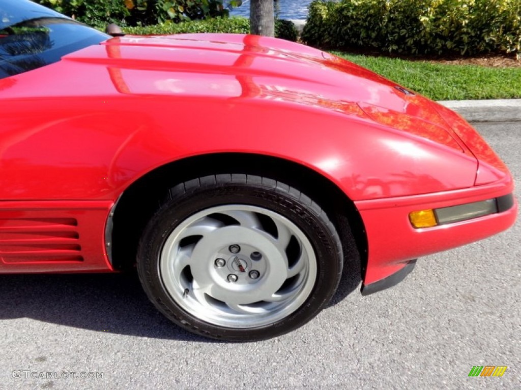 1992 Corvette Convertible - Bright Red / Red photo #27