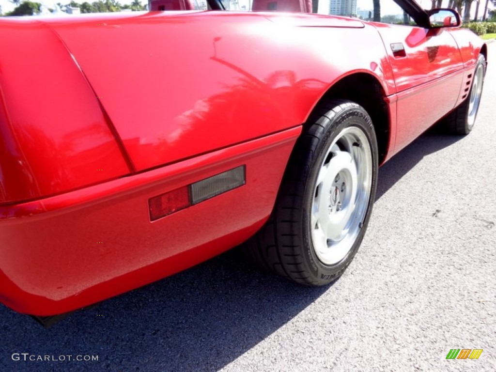 1992 Corvette Convertible - Bright Red / Red photo #28