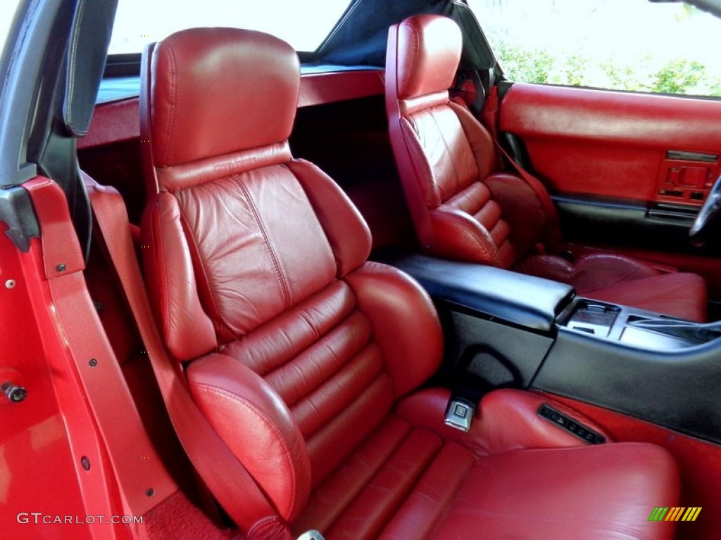 1992 Chevrolet Corvette Convertible Front Seat Photo #89171899
