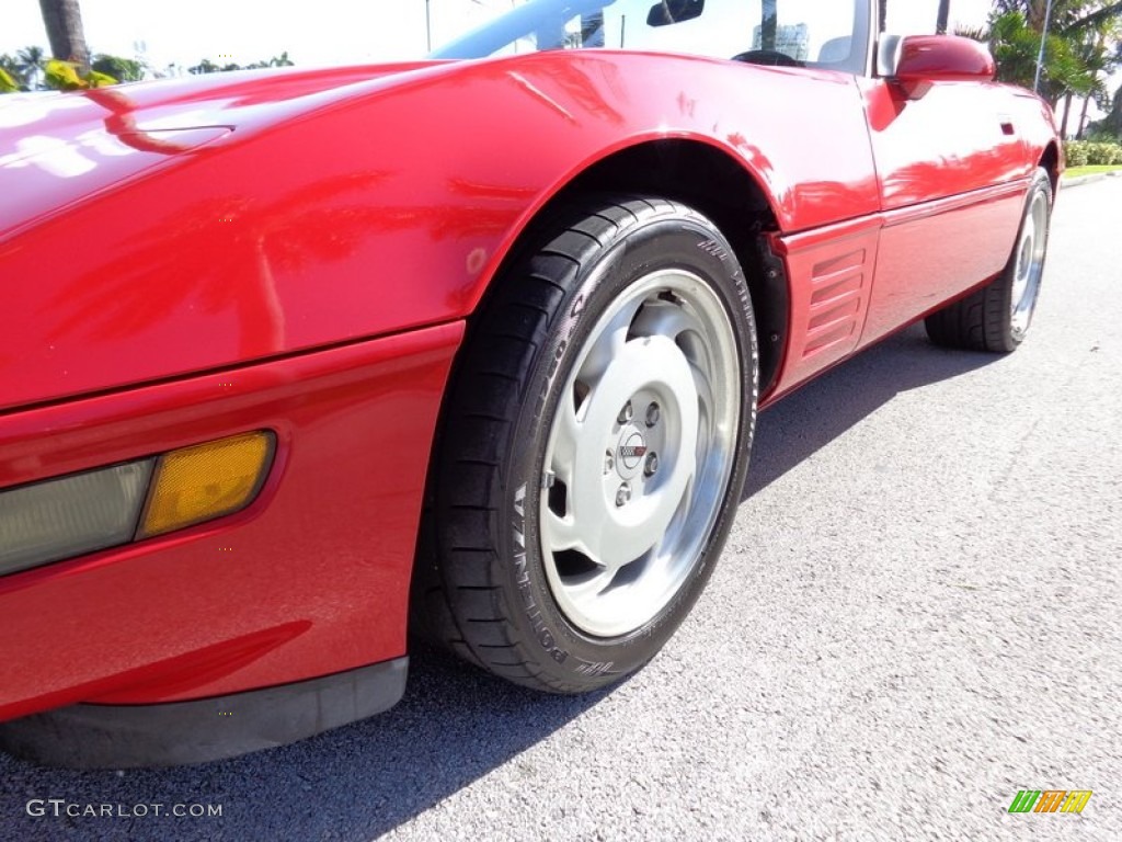 1992 Corvette Convertible - Bright Red / Red photo #31