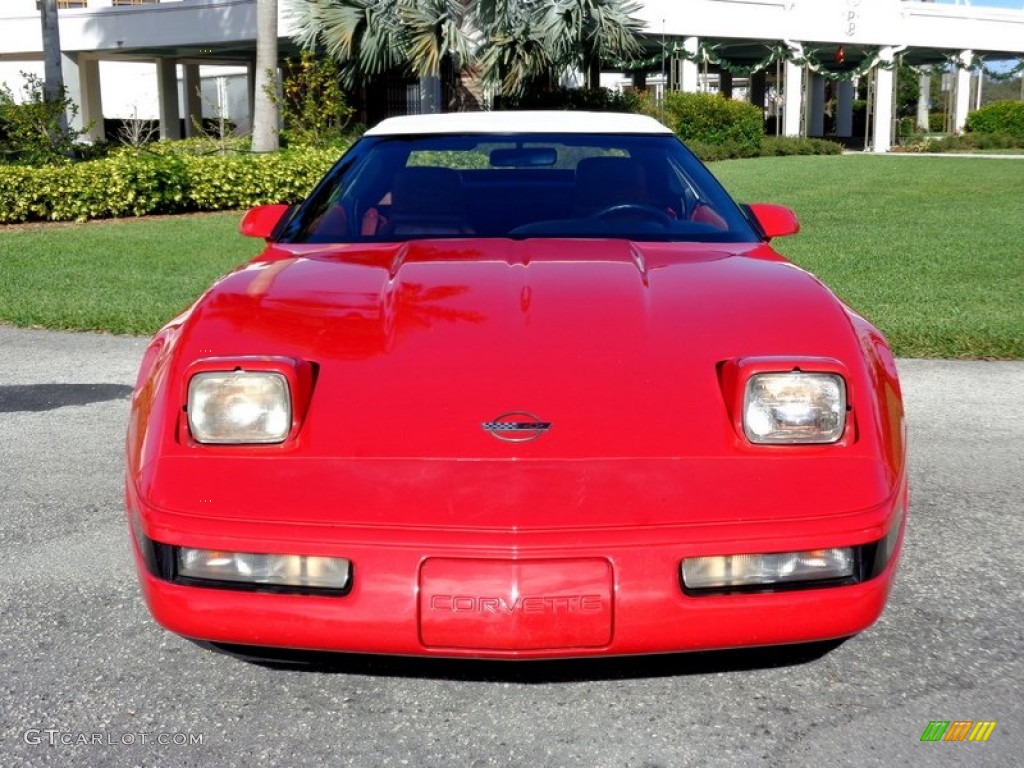 1992 Corvette Convertible - Bright Red / Red photo #39