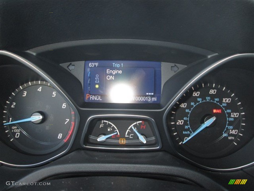 2014 Focus SE Sedan - Sterling Gray / Charcoal Black photo #21