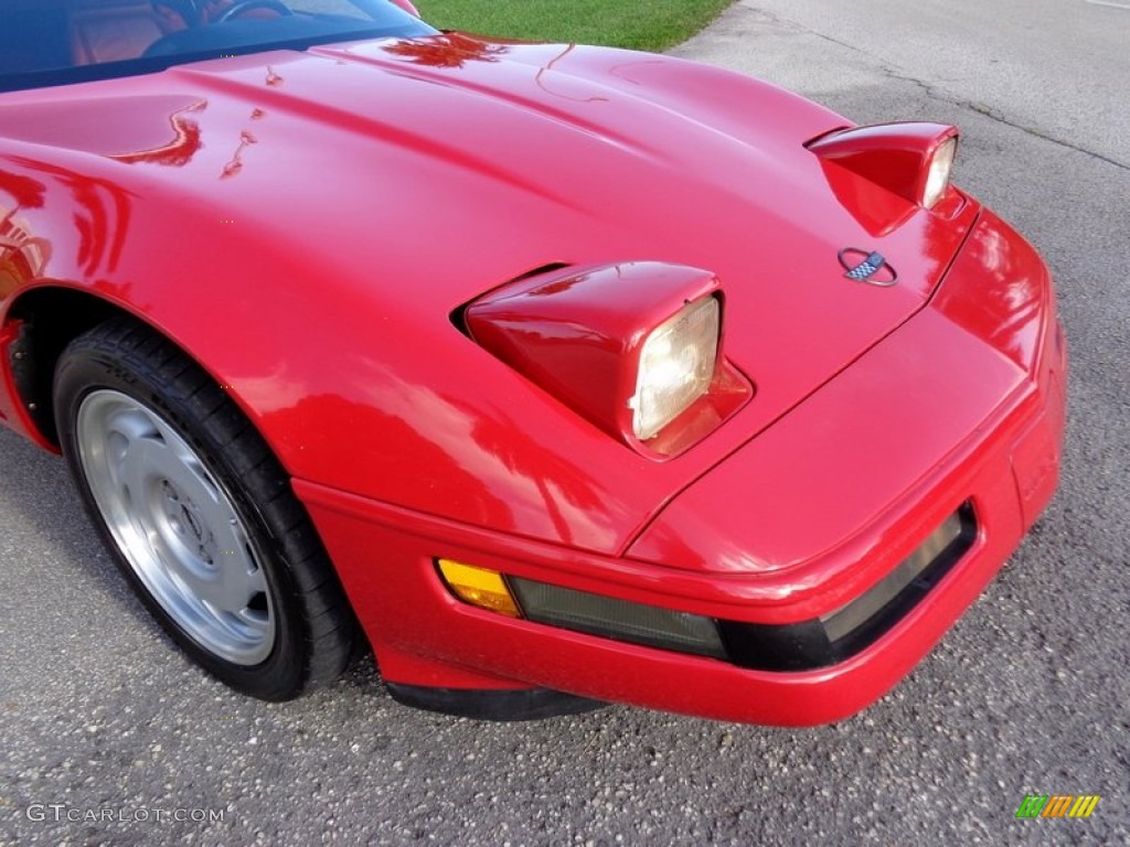 1992 Corvette Convertible - Bright Red / Red photo #48