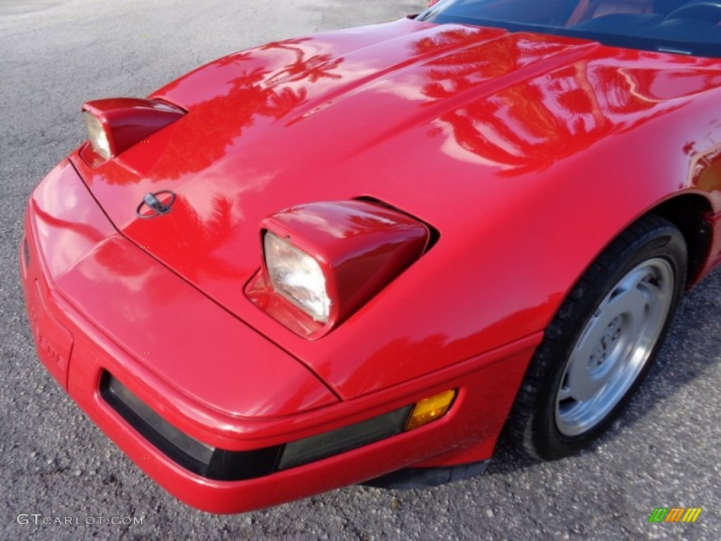 1992 Corvette Convertible - Bright Red / Red photo #51