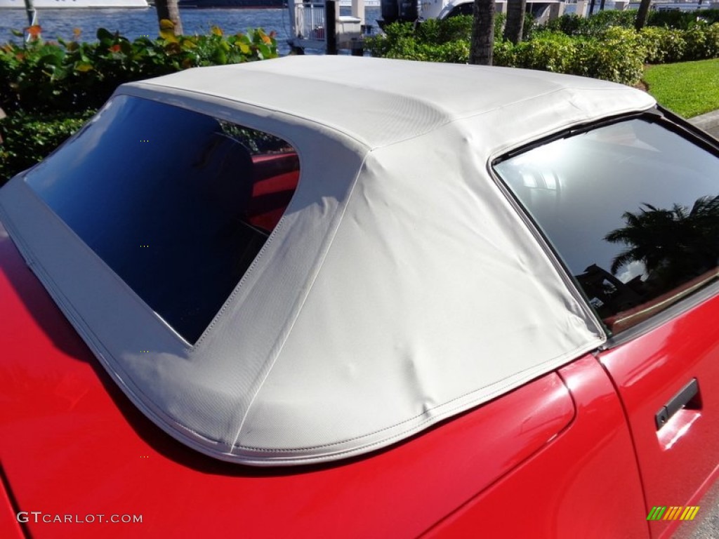 1992 Corvette Convertible - Bright Red / Red photo #52