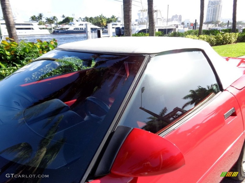 1992 Corvette Convertible - Bright Red / Red photo #55