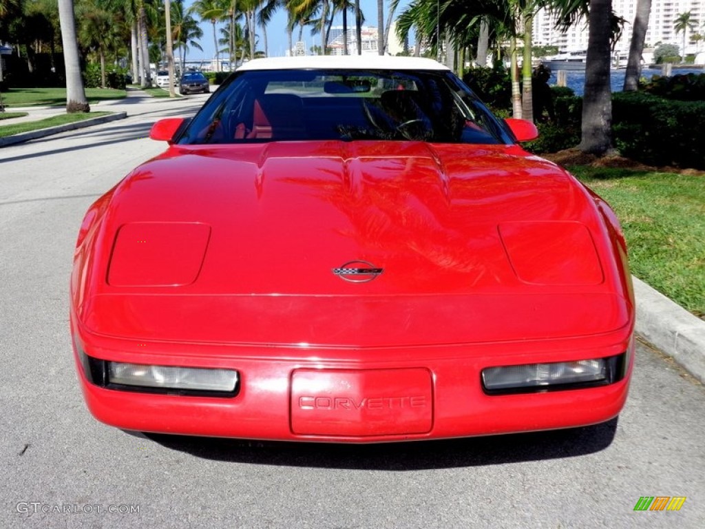 1992 Corvette Convertible - Bright Red / Red photo #59