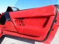 Red 1992 Chevrolet Corvette Convertible Door Panel