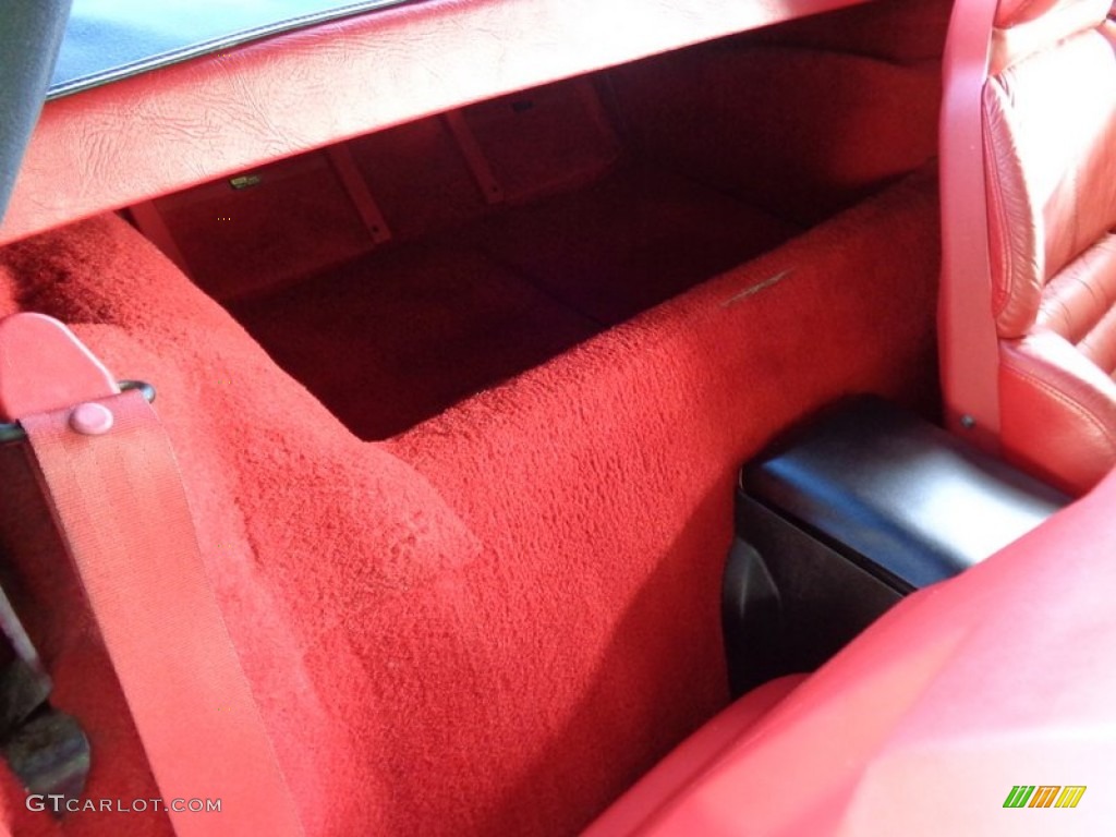 1992 Corvette Convertible - Bright Red / Red photo #70