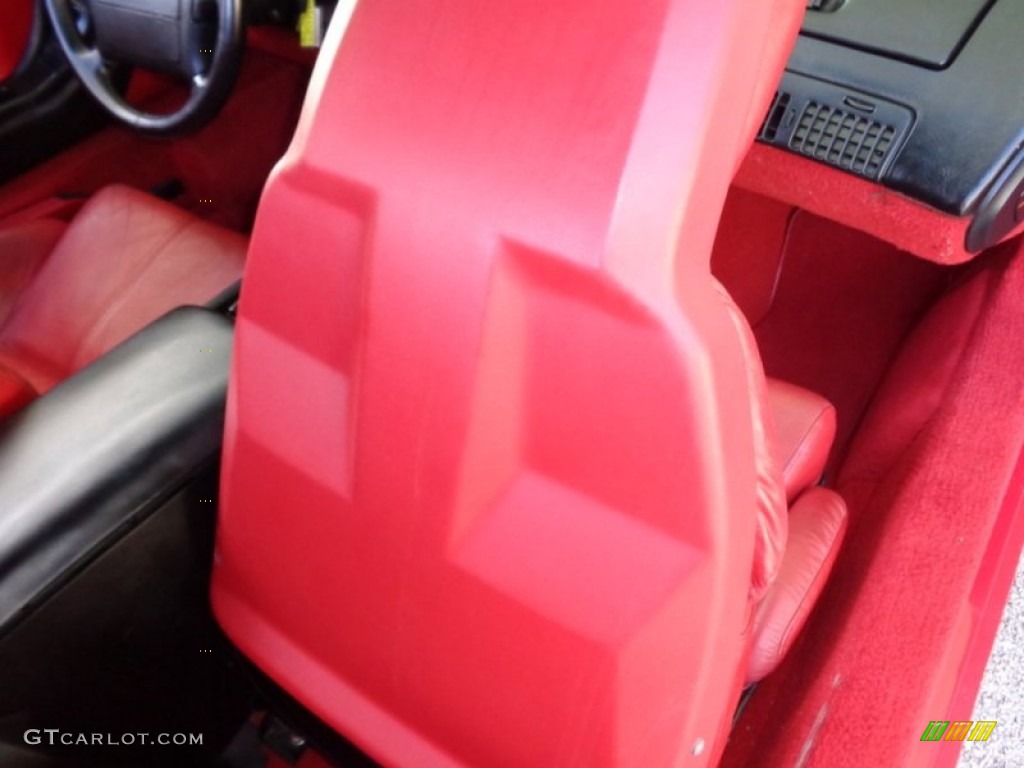 1992 Corvette Convertible - Bright Red / Red photo #72