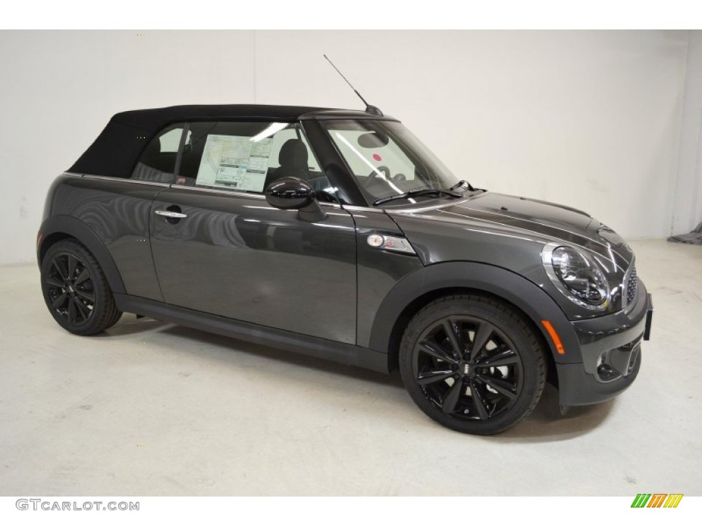 Eclipse Gray Metallic 2014 Mini Cooper S Convertible Exterior Photo #89173033