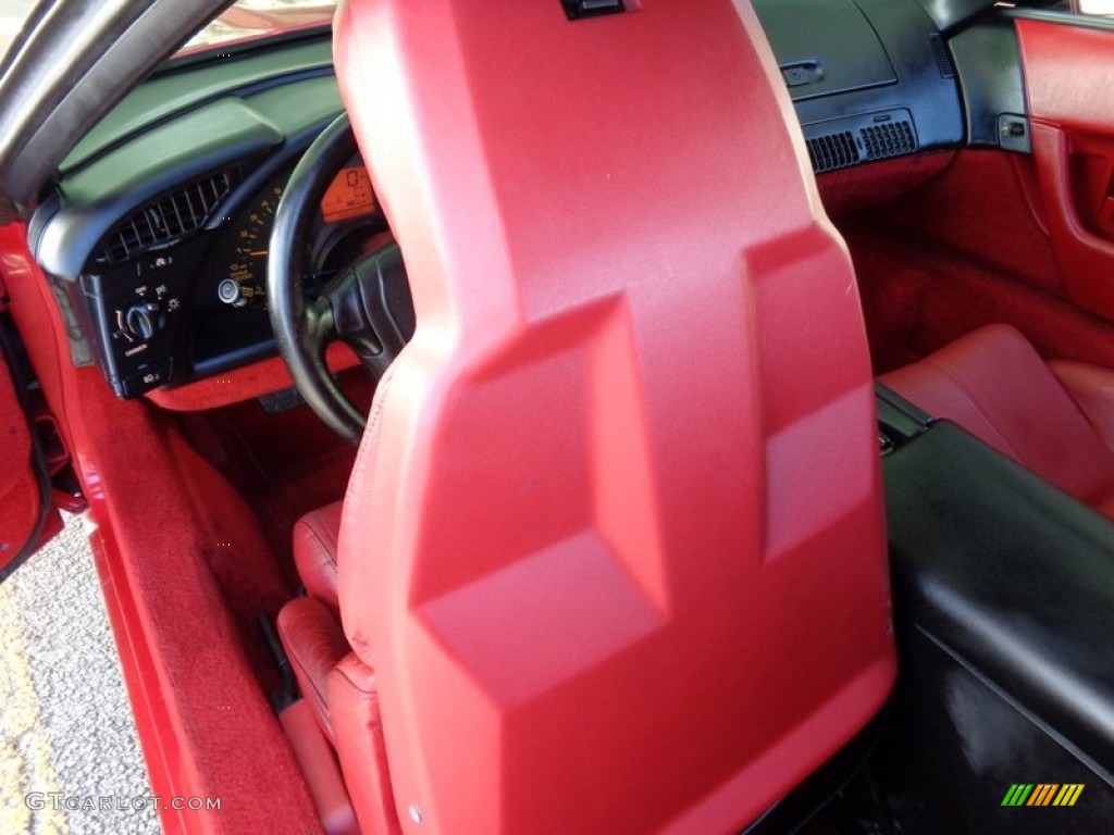 1992 Corvette Convertible - Bright Red / Red photo #75