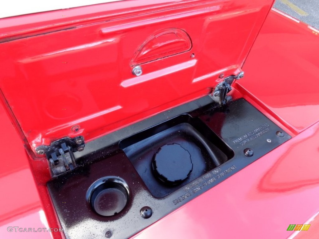 1992 Corvette Convertible - Bright Red / Red photo #77
