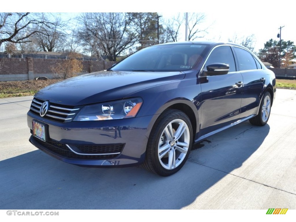 2014 Passat 1.8T SE - Night Blue Metallic / Titan Black photo #1