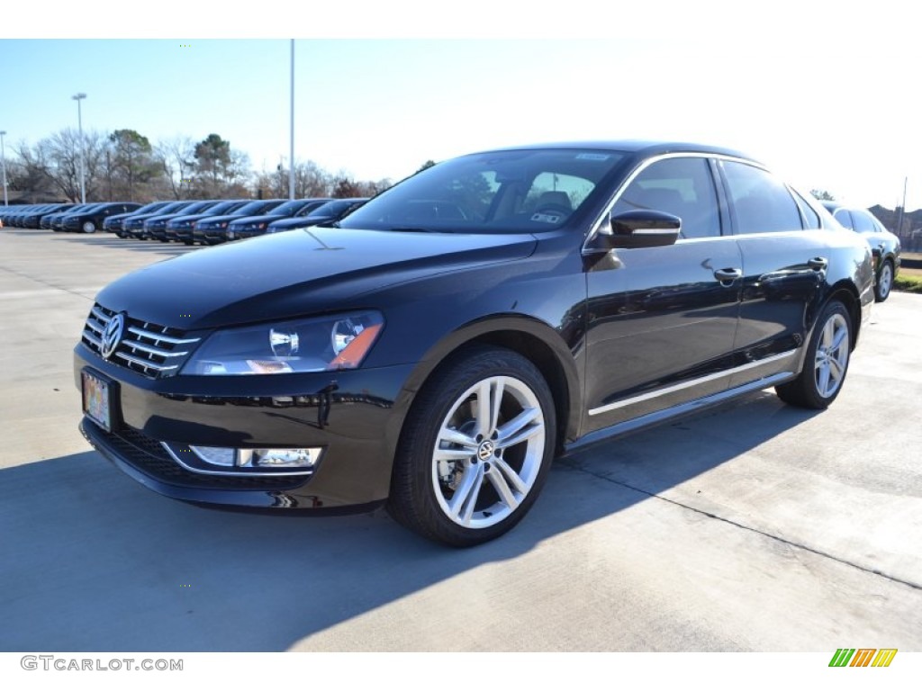 Black 2014 Volkswagen Passat TDI SEL Premium Exterior Photo #89175040