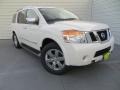 Blizzard White 2011 Nissan Armada Platinum