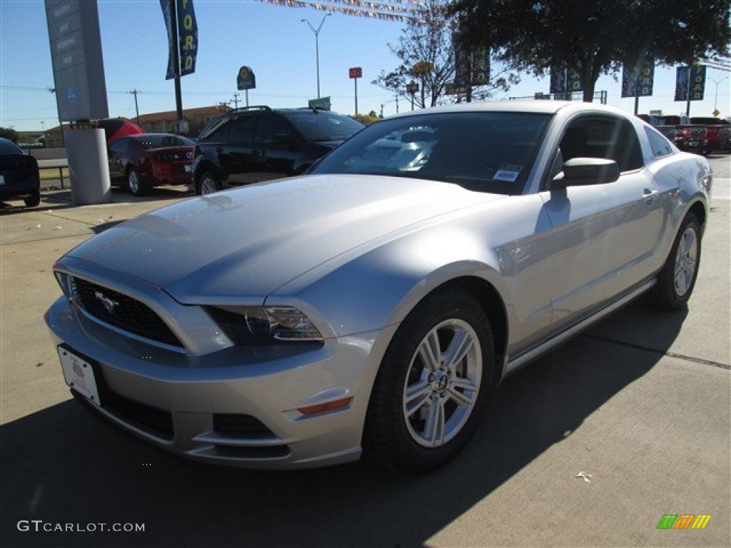 2014 Mustang V6 Coupe - Ingot Silver / Charcoal Black photo #1