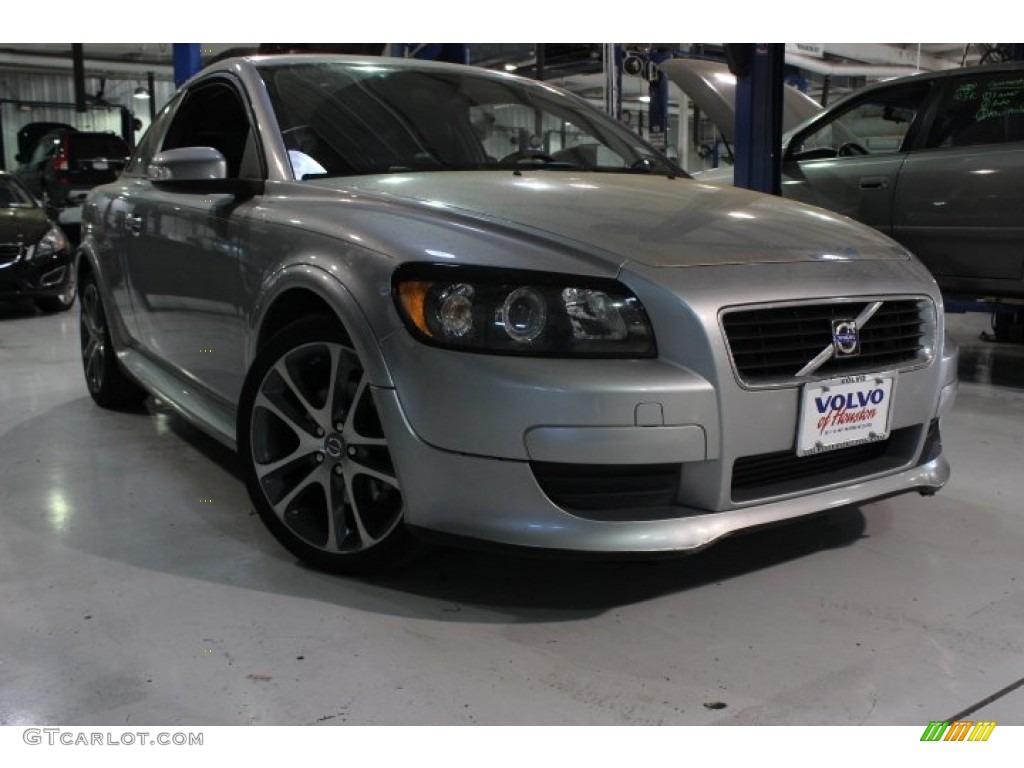 2008 C30 T5 Version 2.0 - Electric Silver Metallic / Off Black photo #1
