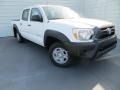 2014 Super White Toyota Tacoma Double Cab  photo #2