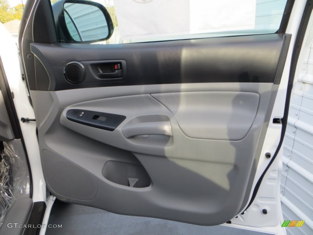 2014 Toyota Tacoma Double Cab Graphite Door Panel Photo #89182300