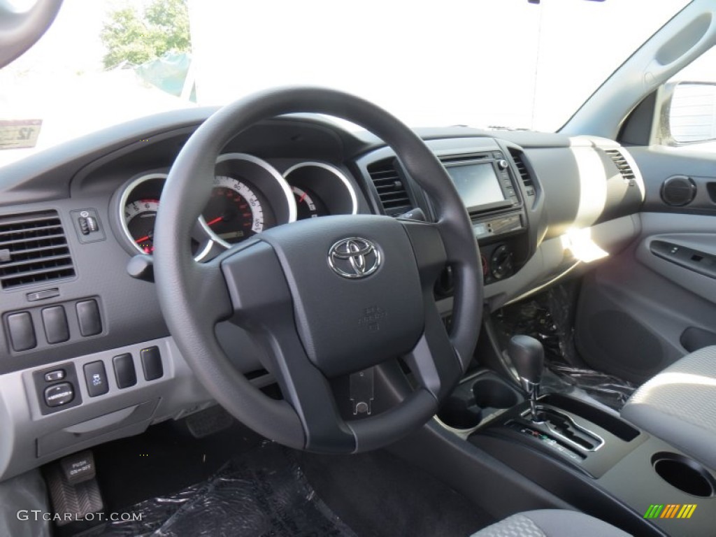 2014 Toyota Tacoma Double Cab Graphite Dashboard Photo #89182438