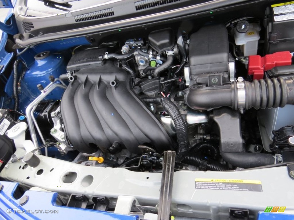 2014 Versa Note SV - Metallic Blue / Wheat Stone photo #13