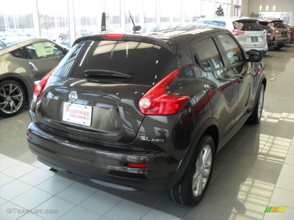 2011 Juke SL AWD - Metallic Bronze / Black/Red w/Silver Trim photo #2