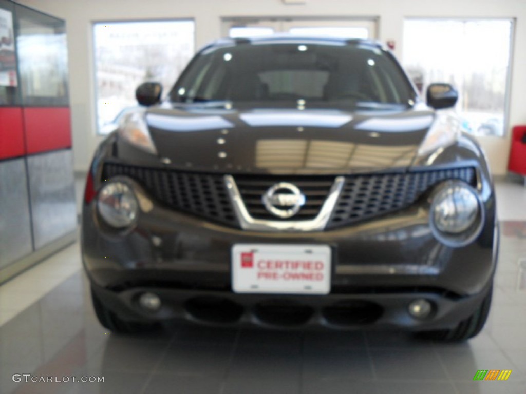 2011 Juke SL AWD - Metallic Bronze / Black/Red w/Silver Trim photo #3