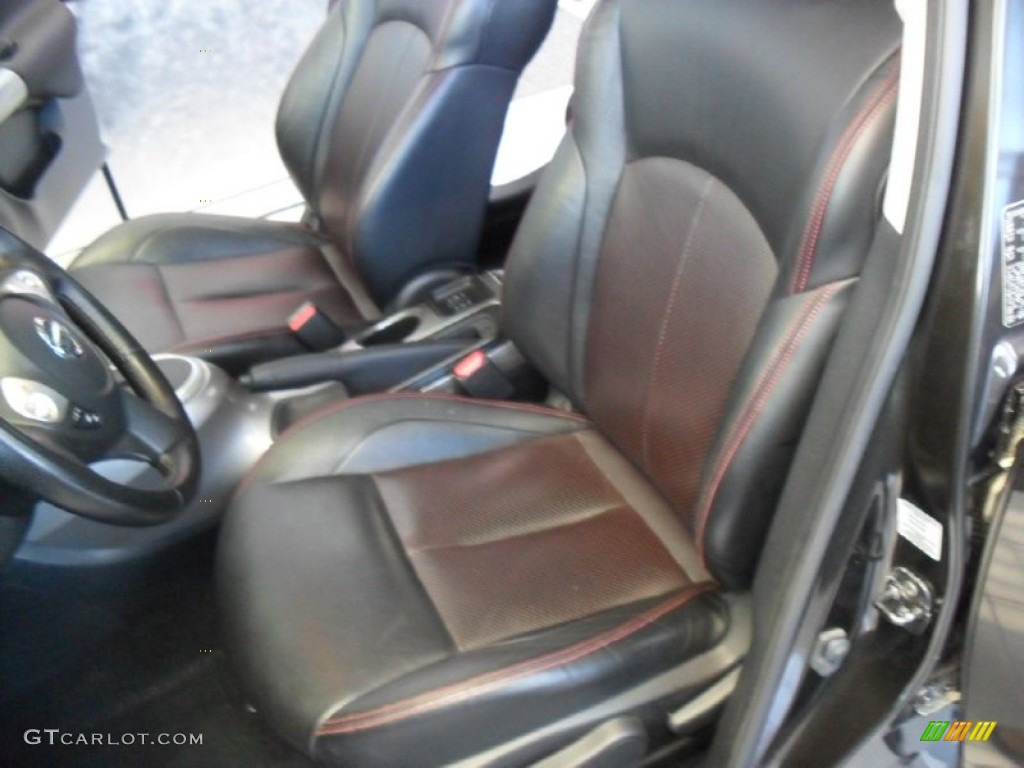 2011 Juke SL AWD - Metallic Bronze / Black/Red w/Silver Trim photo #8