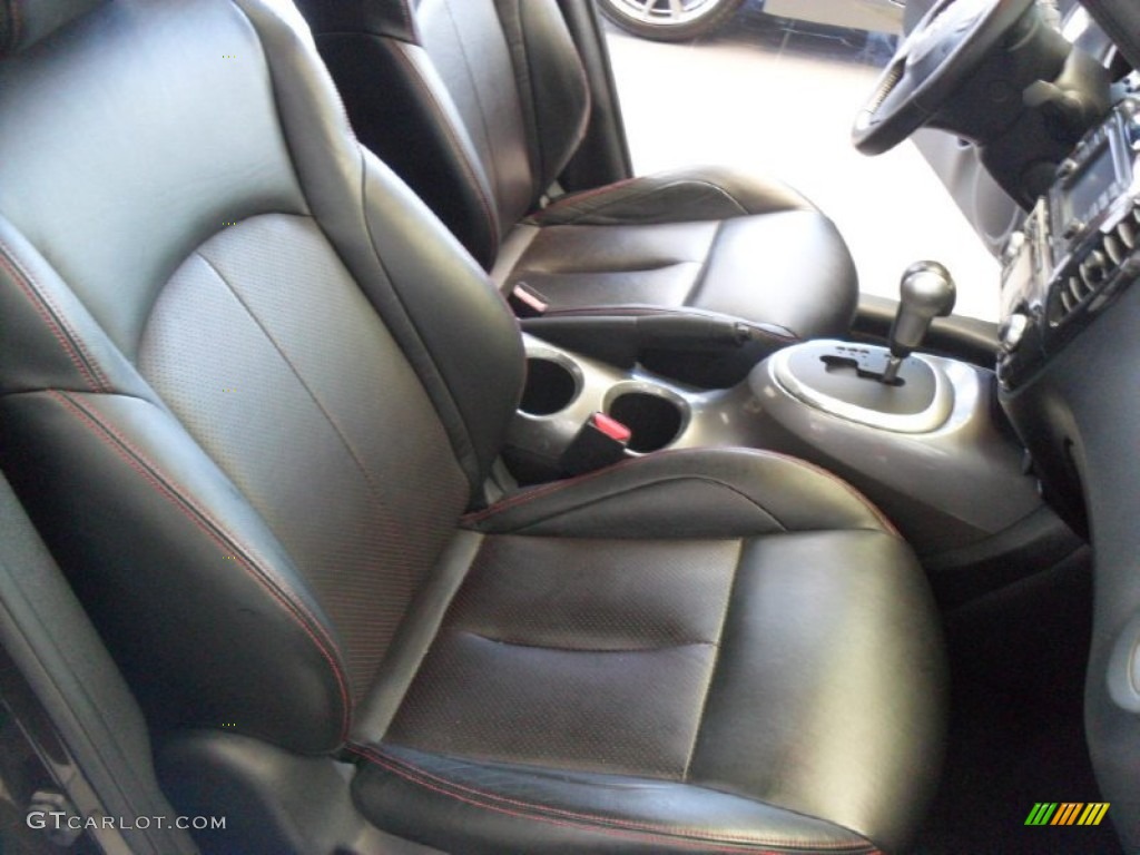 2011 Juke SL AWD - Metallic Bronze / Black/Red w/Silver Trim photo #9