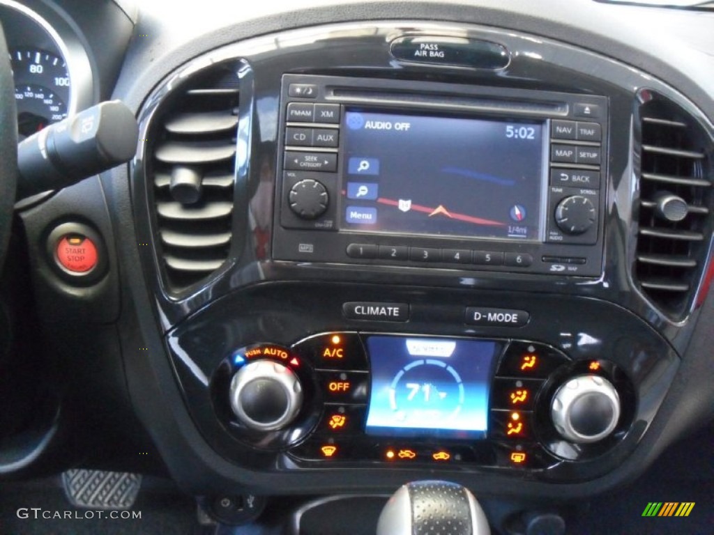 2011 Juke SL AWD - Metallic Bronze / Black/Red w/Silver Trim photo #15