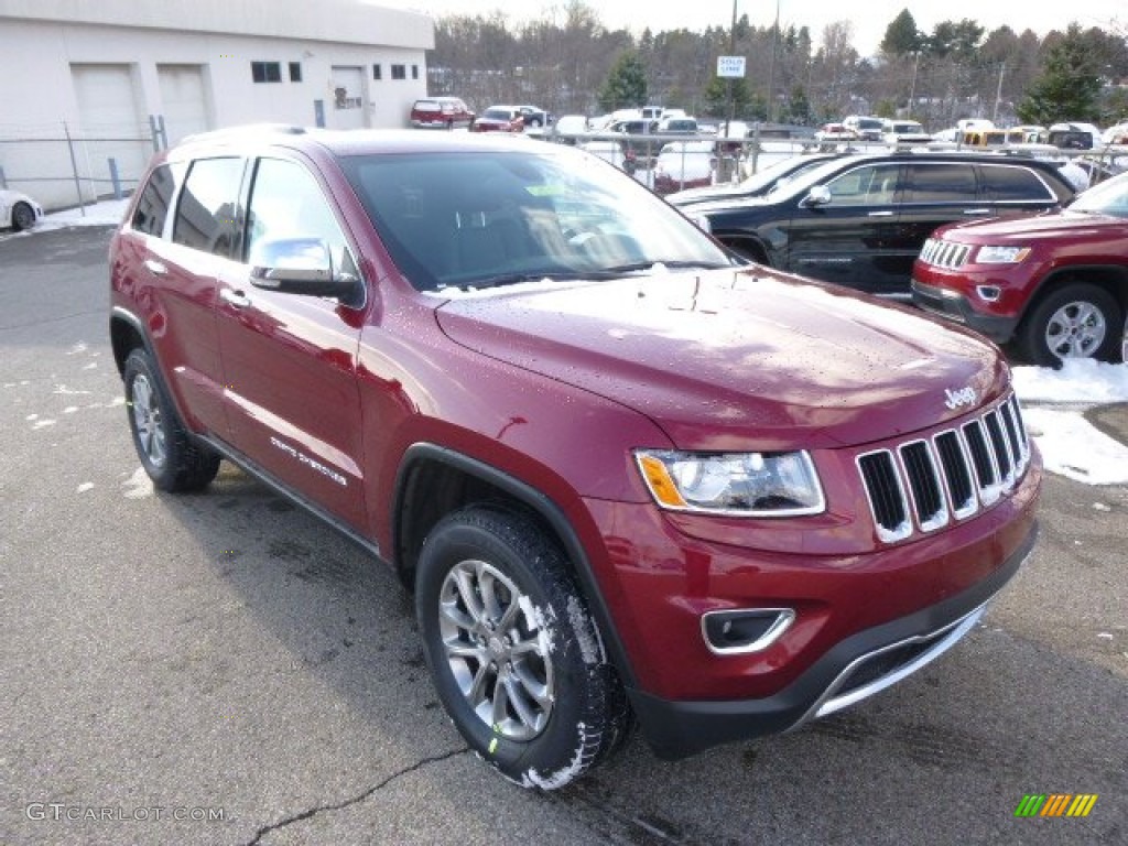 2014 Grand Cherokee Limited 4x4 - Deep Cherry Red Crystal Pearl / Morocco Black photo #4