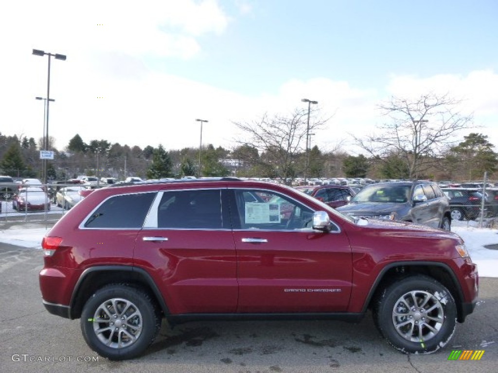 2014 Grand Cherokee Limited 4x4 - Deep Cherry Red Crystal Pearl / Morocco Black photo #5